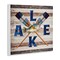 Stupell Industries Rustic Lake Boat Oars Wall Plaque Design by Nicole DeCamp